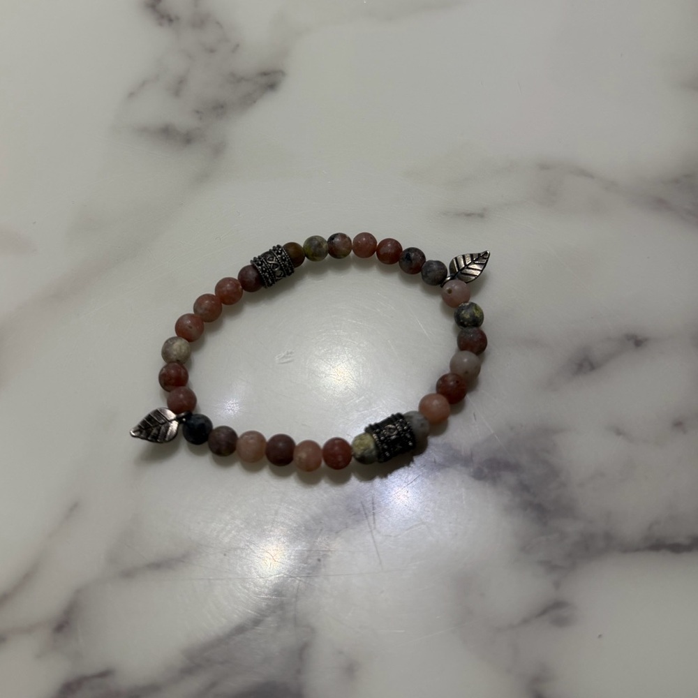 Italian Beaded Stretch Bracelet (6)